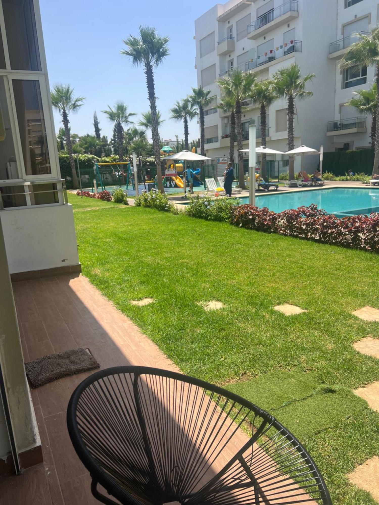 Apparemment De Luxe Vue Piscine Apartment Bouznika Bagian luar foto